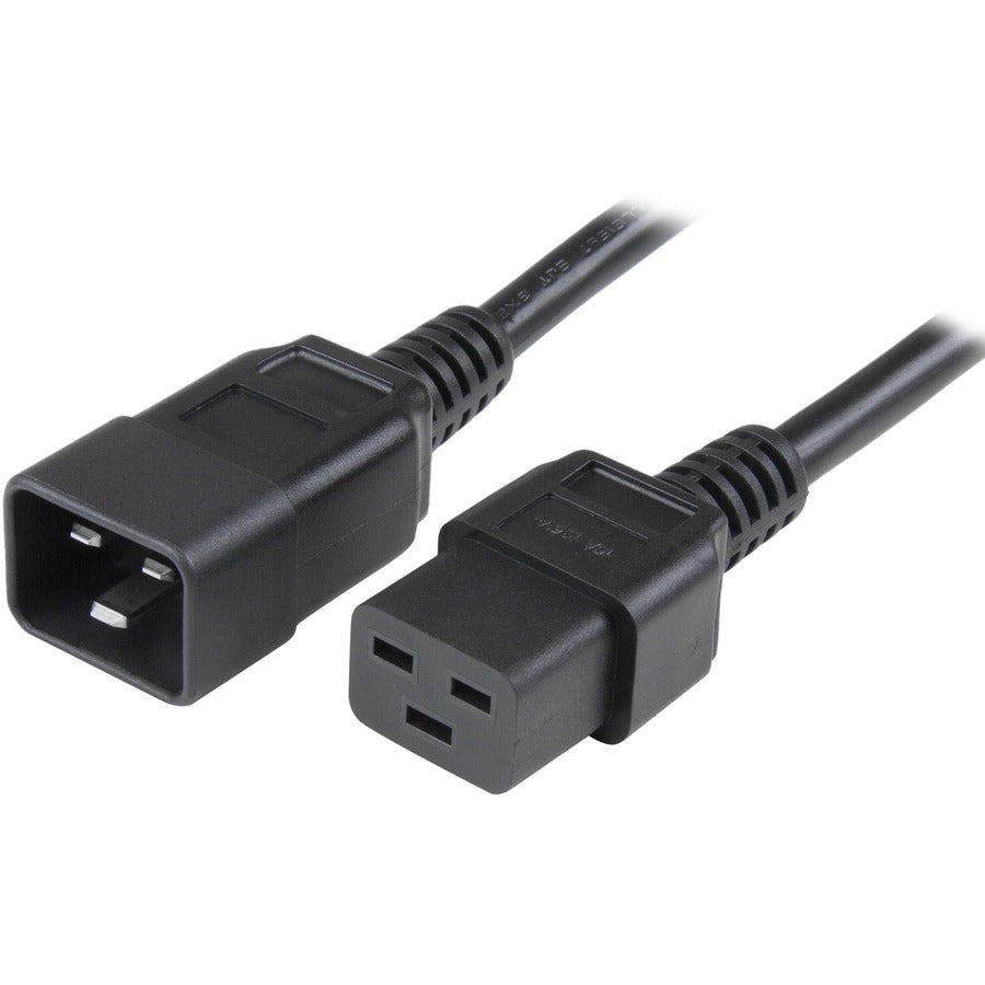 StarTech.com 3 ft Heavy Duty 14 AWG Computer Power Cord - C19 to C20