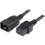 StarTech.com 3 ft Heavy Duty 14 AWG Computer Power Cord - C19 to C20