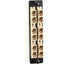 Black Box High-Density Adapter Panel Bronze Sleeves (6) SC Duplex Pairs Beige