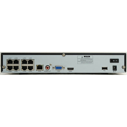 Speco 8 Channel Plug & Play Network Video Recorder and IP Camera Kit - 2 TB HDD