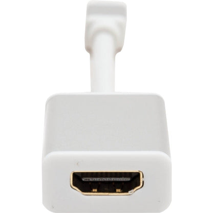 SYBA Multimedia 6" Mini DisplayPort v1.2 to HDMI v1.4b 4K Adapter Audio/3D Video Cable - Silver