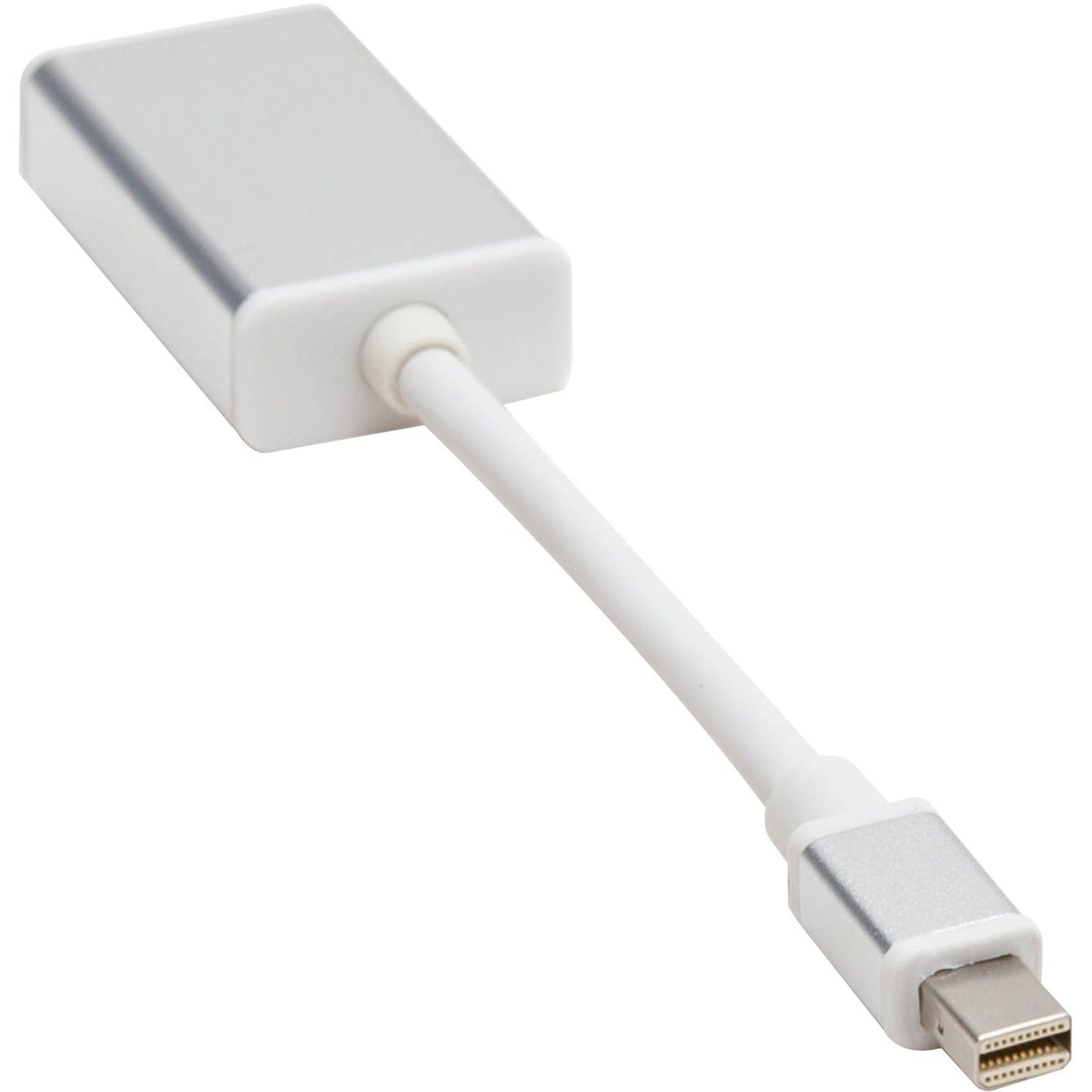 SYBA Multimedia 6" Mini DisplayPort v1.2 to HDMI v1.4b 4K Adapter Audio/3D Video Cable - Silver