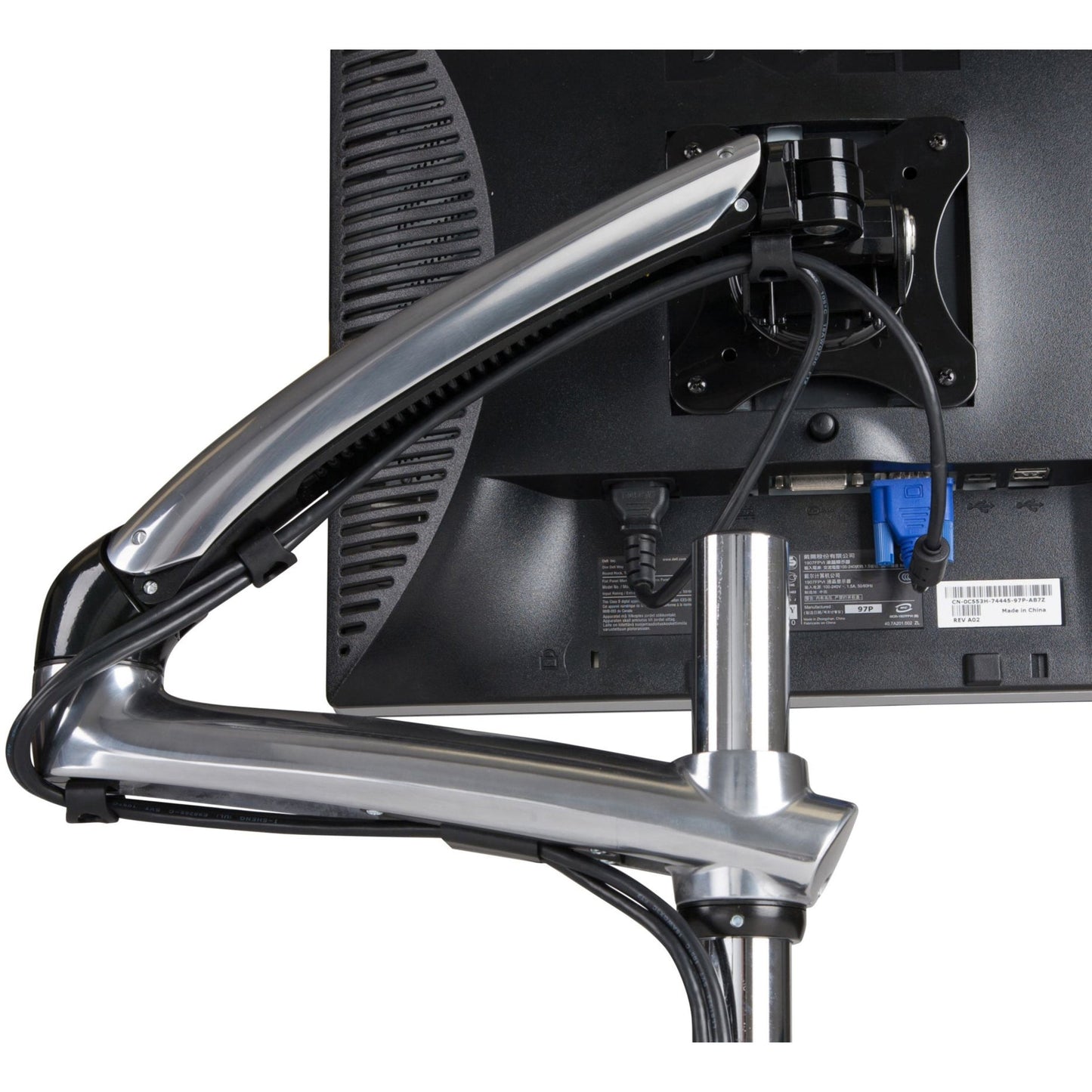 Peerless-AV LCT620AD-G Desk Mount for Flat Panel Display - Black Chrome