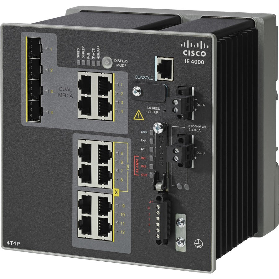 IE 4000 4 X RJ45 10/100M 4 X   