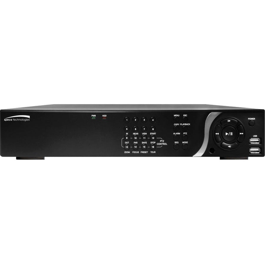 Speco NS Plug & Play Network Video Recorder with Built-In PoE - 3 TB HDD