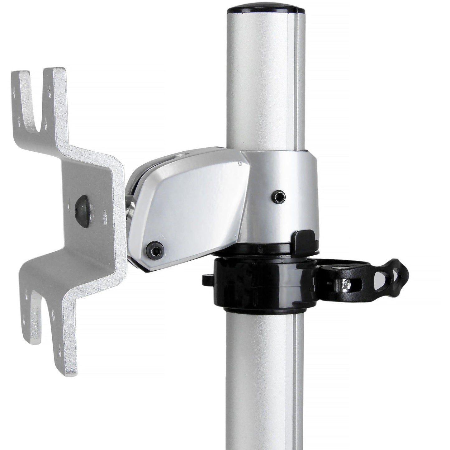 StarTech.com Single Monitor Stand For up to 34" (30.9lb/14kg) VESA Mount Monitors Works with iMac / Apple Cinema Displays Steel Silver
