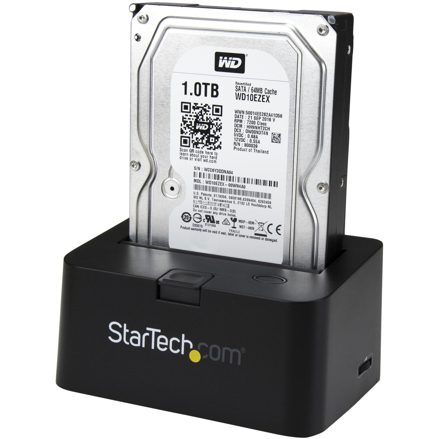 StarTech.com External docking station for 2.5in or 3.5in SATA III hard drives &acirc;&euro;" eSATA or USB 3.0 with UASP