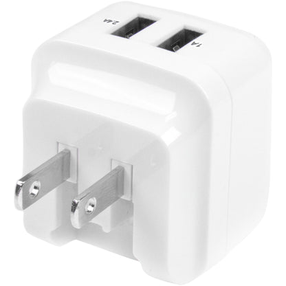 StarTech.com Travel USB Wall Charger &acirc;&euro;" 2 Port &acirc;&euro;" White &acirc;&euro;" Universal Travel Adapter &acirc;&euro;" International Power Adapter &acirc;&euro;" USB Charger