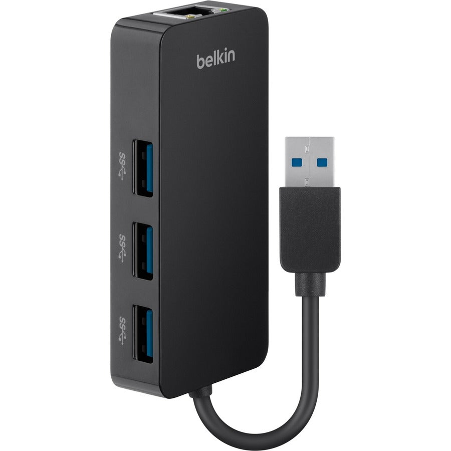 3PORT USB 3.0 HUB W/ GIGABIT   