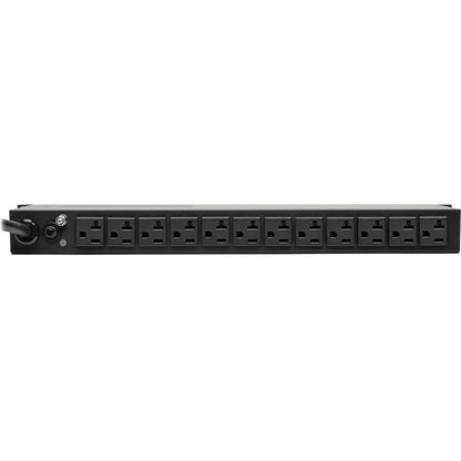 Tripp Lite PDU 2kW Single-Phase Local Metered PDU + ISOBAR Surge Suppression 3840 Joules 100-127V Outlets (12 5-20R 2 5-15R) L5-20P/5-20P 15 ft. (4.57 m) Cord 1U Rack-Mount