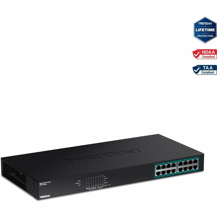 16-PORT GIGABIT POE PLUS SWITCH