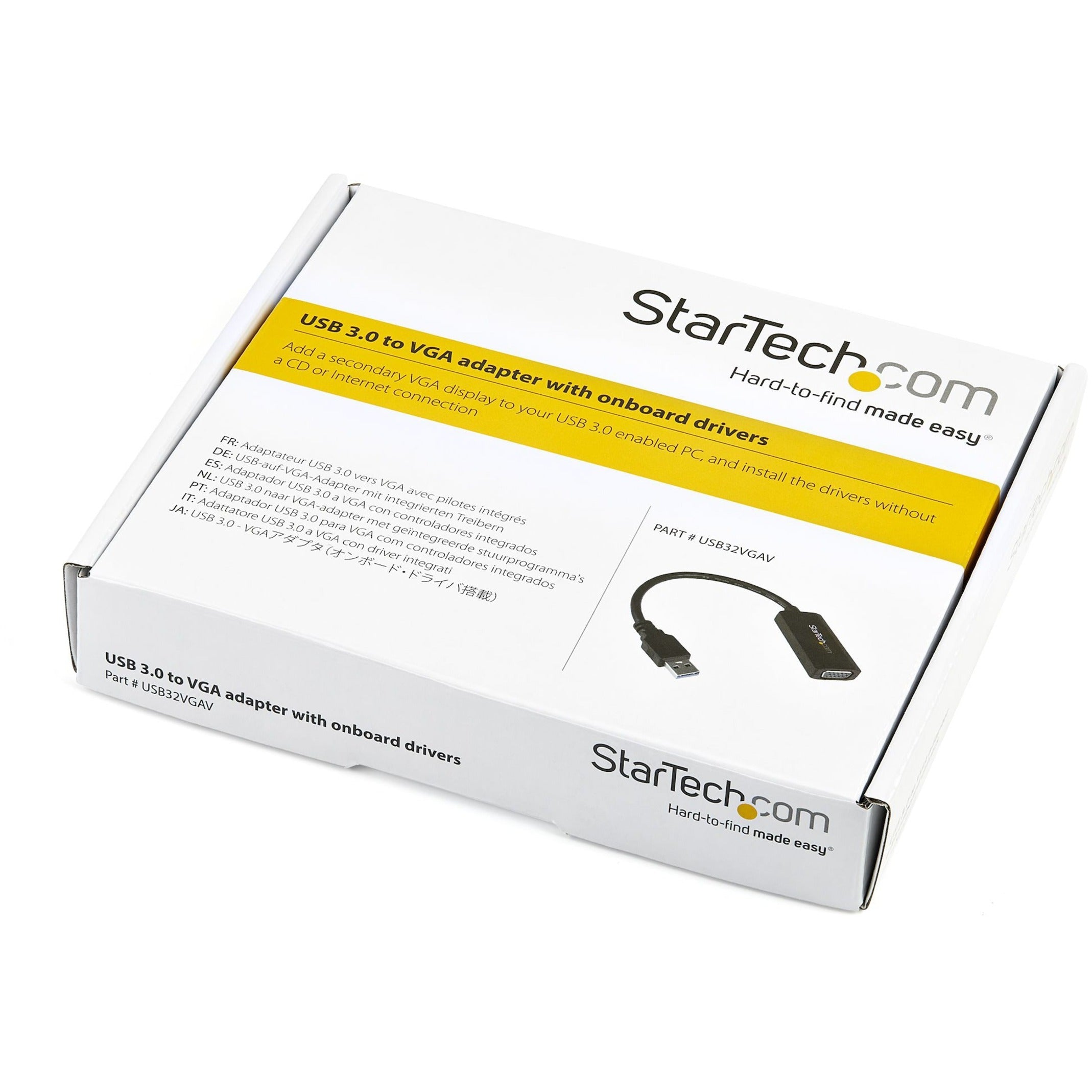 StarTech.com USB 3.0 to VGA Video Adapter with On-board Driver Installation - Thumbnail 4