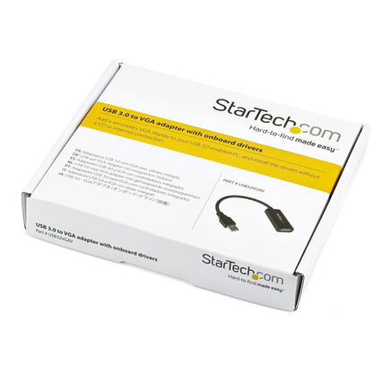 StarTech.com USB 3.0 to VGA Video Adapter with On-board Driver Installation - 1920x1200