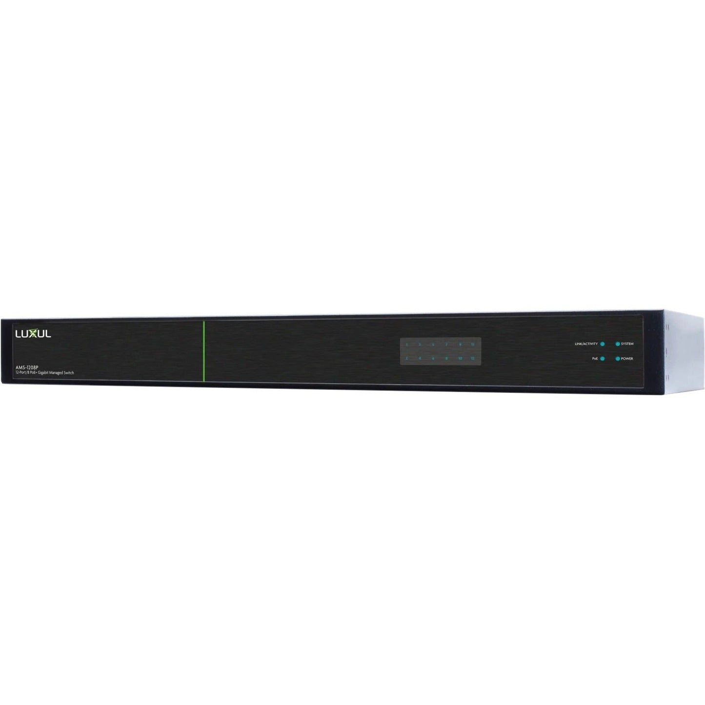 Luxul 12-Port/8 PoE+ Gigabit Managed Switch