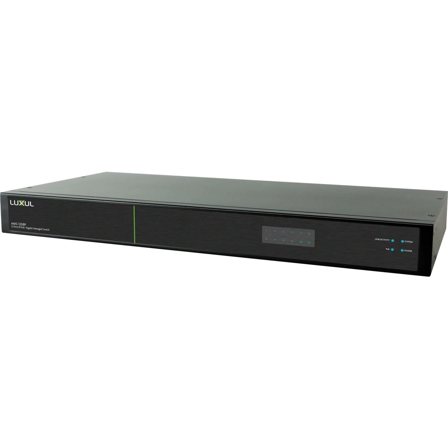Luxul 12-Port/8 PoE+ Gigabit Managed Switch