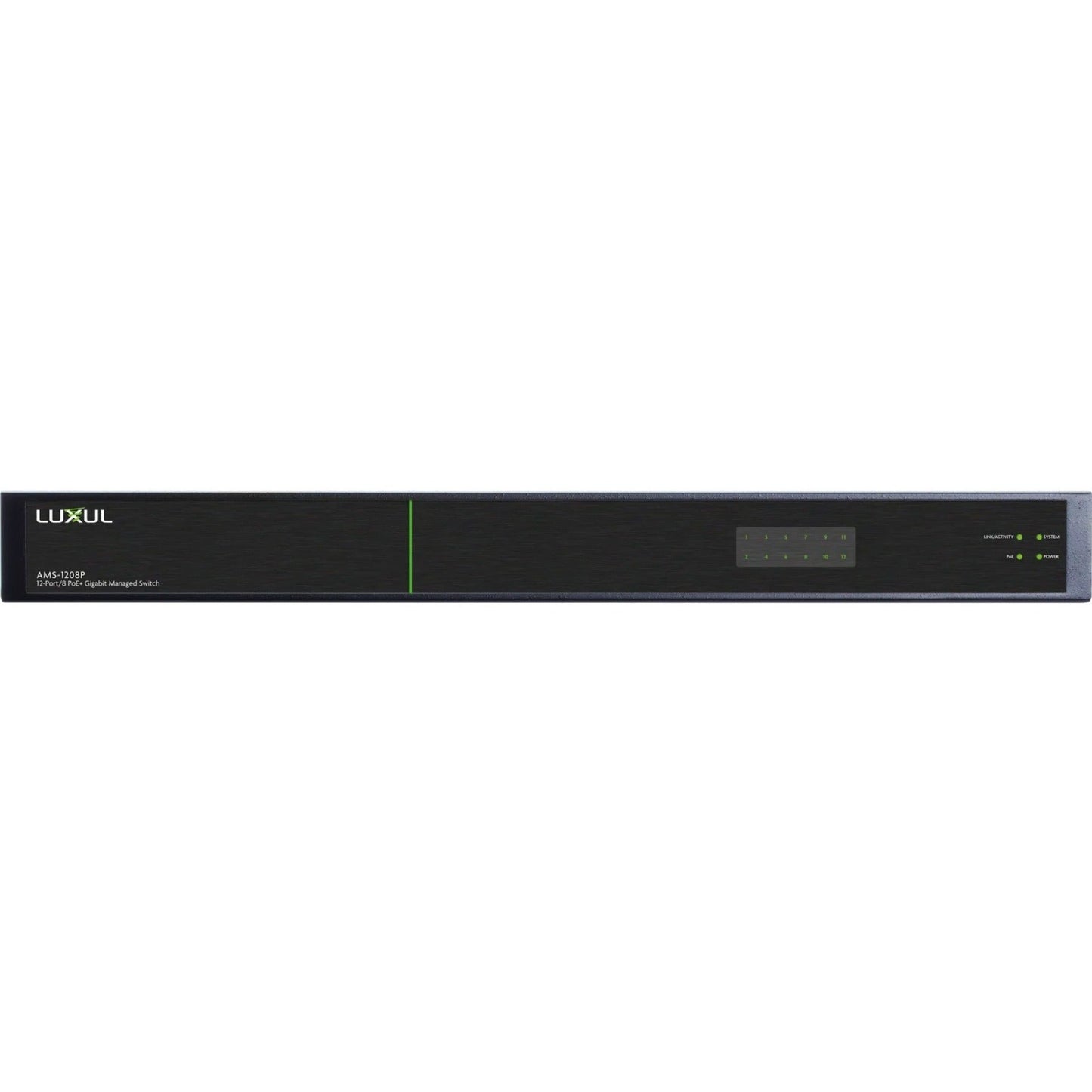 Luxul 12-Port/8 PoE+ Gigabit Managed Switch
