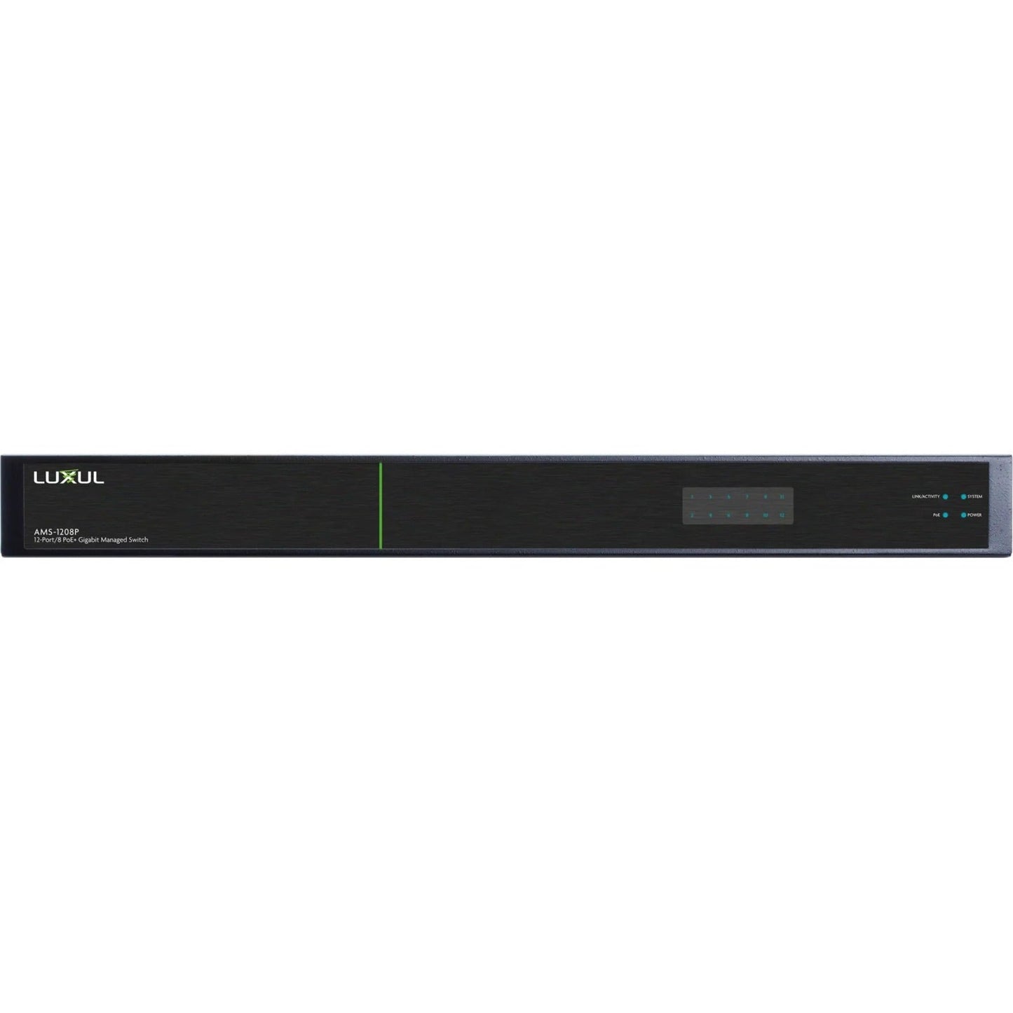 Luxul 12-Port/8 PoE+ Gigabit Managed Switch