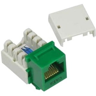 Unirise Cat6 Keystone Jack 110 Type Punch Down Green