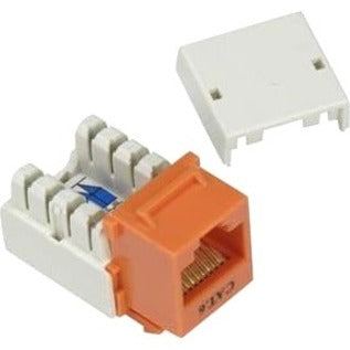 Unirise Cat6 Keystone Jack 110 Type Punch Down Orange