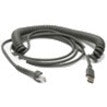 15FT CABLE USB COILED CONNECTOR