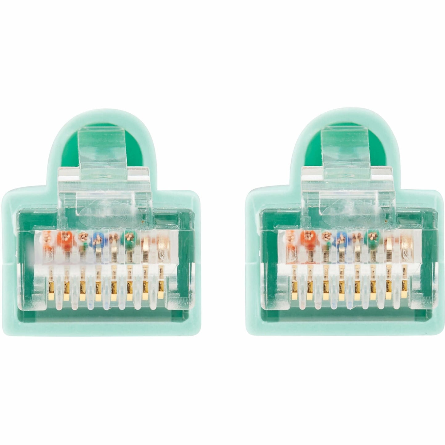 Tripp Lite Cat6a 10G Snagless UTP Ethernet Cable (RJ45 M/M) Aqua 10 ft. (3.05 m)