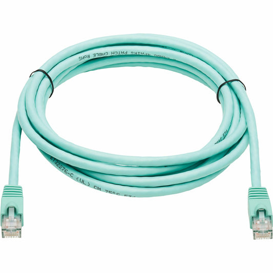 Tripp Lite Cat6a 10G Snagless UTP Ethernet Cable (RJ45 M/M) Aqua 10 ft. (3.05 m)