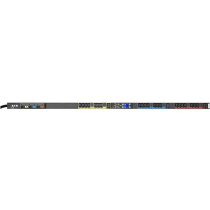 Eaton Managed rack PDU 0U L15-30P input 8.64 kW max 200-240V 24A 10 ft cord Three-phase Outlets: (21) C13 Outlet grip (3) C19 Outlet grip