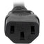 StarTech.com 6ft (1.8m) Heavy Duty Extension Cord IEC C13 to IEC C20 Black Extension Cord 15A 125V 14AWG Heavy Gauge Power Cable