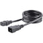 StarTech.com 6ft (1.8m) Heavy Duty Extension Cord IEC C19 to IEC C20 Black Extension Cord 15A 250V 14AWG Heavy Gauge Power Cable