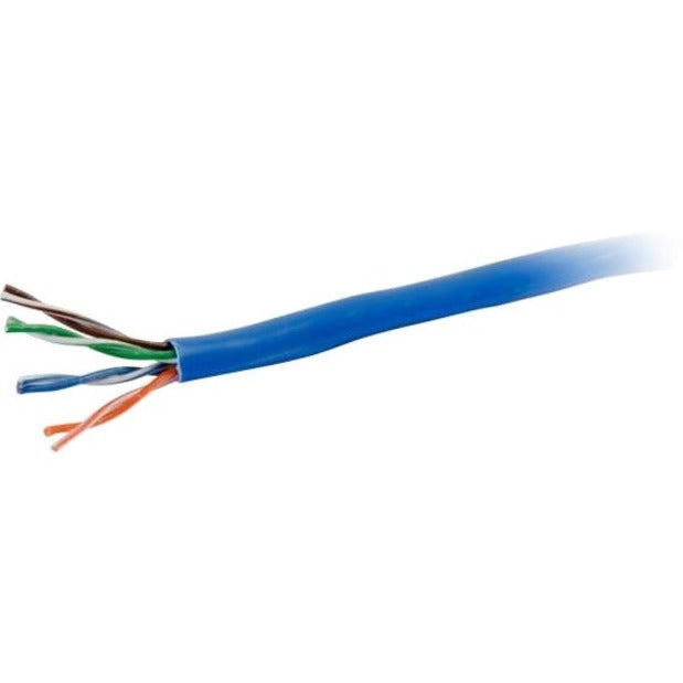 USA 500FT CAT6 SOLID PVC BLUE  
