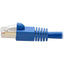 Tripp Lite Cat6a 10G Snagless Shielded STP Ethernet Cable (RJ45 M/M) PoE Blue 7 ft. (2.13 m)