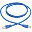 Tripp Lite Cat6a 10G Snagless Shielded STP Ethernet Cable (RJ45 M/M) PoE Blue 5 ft. (1.52 m)
