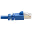 Tripp Lite Cat6a 10G Snagless Shielded STP Ethernet Cable (RJ45 M/M) PoE Blue 14 ft. (4.27 m)