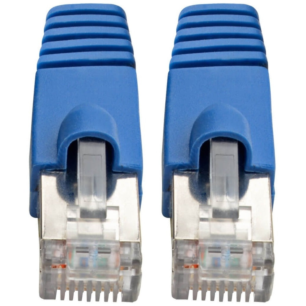 Tripp Lite Cat6a 10G Snagless Shielded STP Ethernet Cable (RJ45 M/M) PoE Blue 14 ft. (4.27 m)