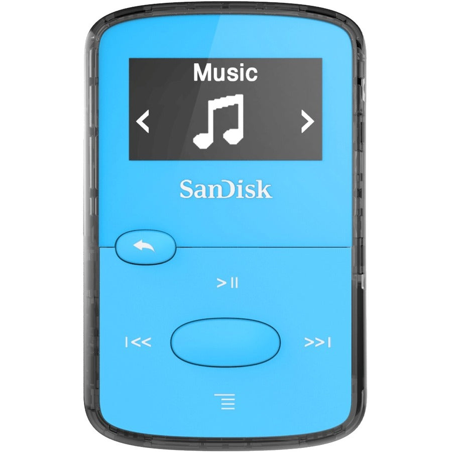 8GB CLIP JAM MP3 PLAYER BLUE   