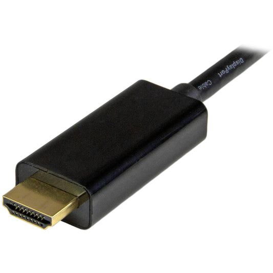 StarTech.com 3ft (1m) Mini DisplayPort to HDMI Cable 4K 30Hz Video Mini DP to HDMI Adapter/Converter Cable mDP to HDMI Monitor/Display