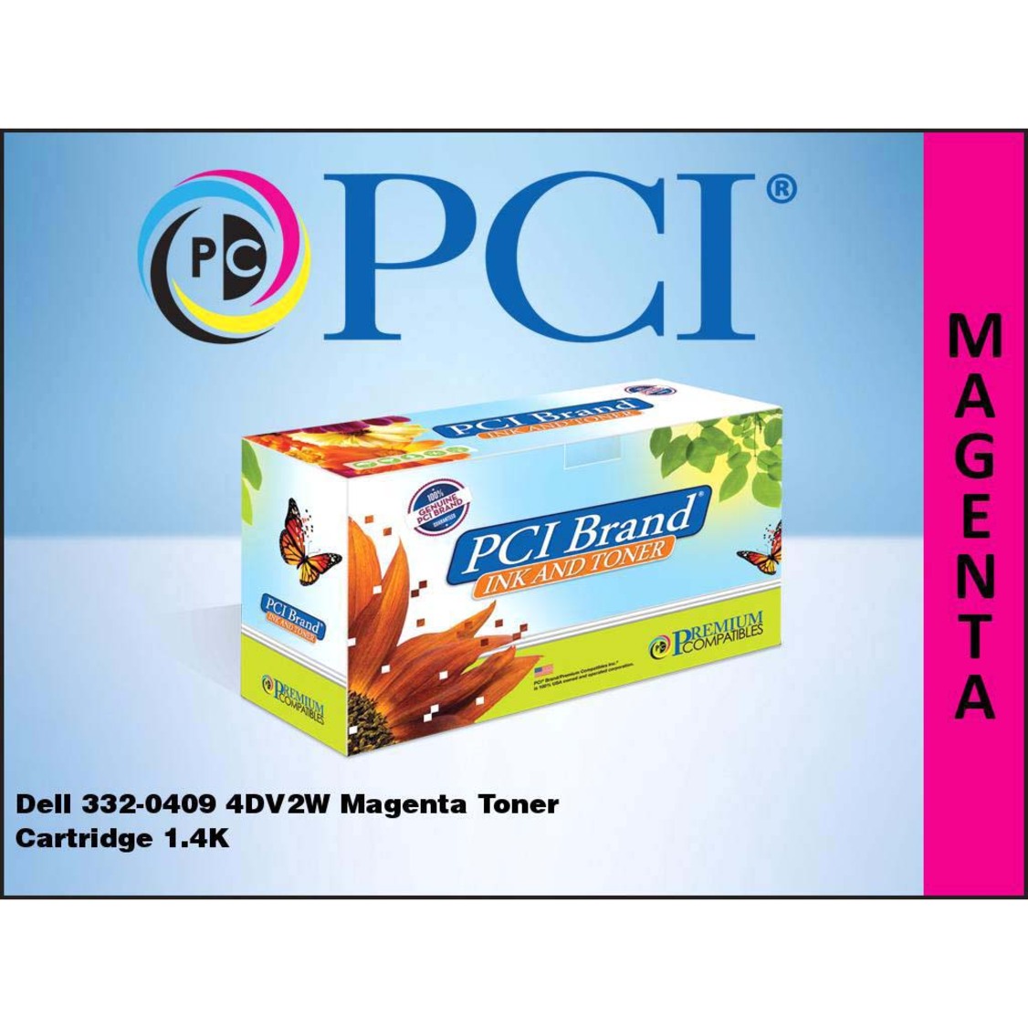 Premium Compatibles Laser Toner Cartridge - Alternative for Dell 332-0409 - Magenta - 1 / Each