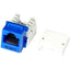 Unirise Cat5e Keystone Jack 110 Type Punch Down Blue