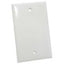 Unirise Blank Wall Plate Single Gang White