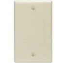 Unirise Blank Wall Plate Single Gang Ivory