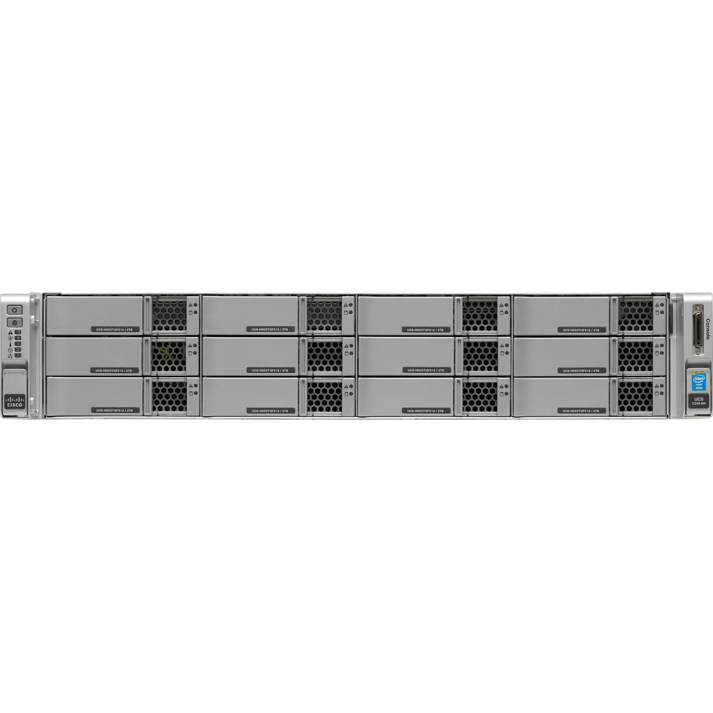 Cisco C240 M4 2U Rack Server - 2 x Intel Xeon E5-2630 v3 2.40 GHz - 128 GB RAM - Serial ATA Controller