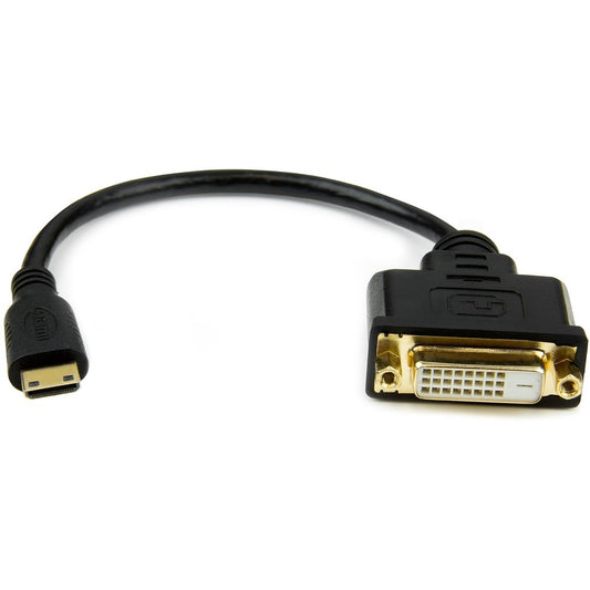 8IN MINI HDMI TO DVI CABLE M/F 