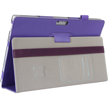 i-Blason Slim Book Carrying Case Tablet PC Credit Card ID Card - Purple