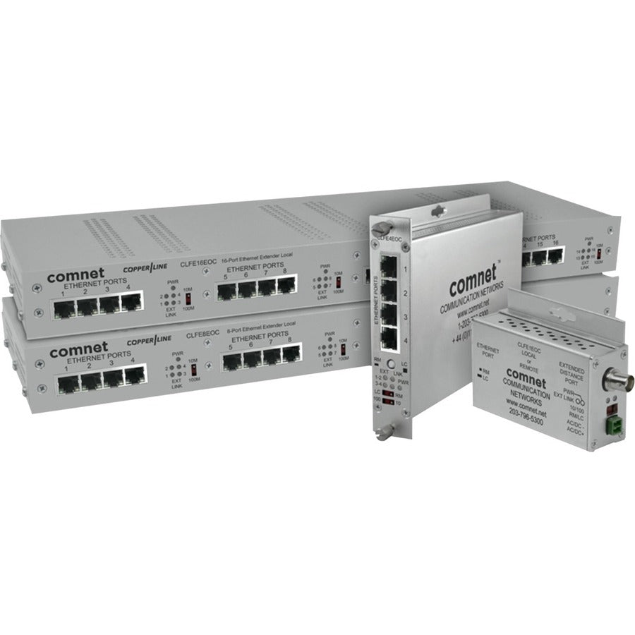 4-CHANNEL ETHERNET OVER COAX   