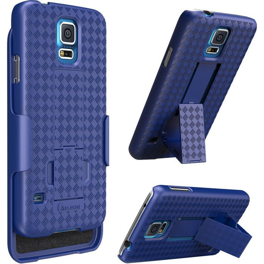 i-Blason Transformer Carrying Case (Holster) Smartphone - Blue