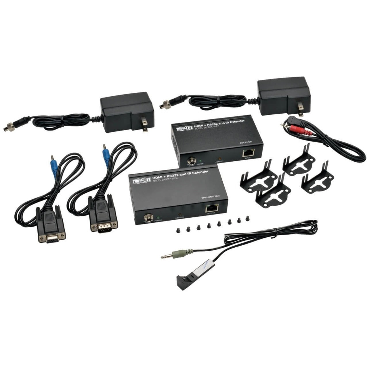 Tripp Lite HDBaseT HDMI Over Cat5e/6/6a Extender Kit with Serial and IR Control 1080p Up to 500 ft. (152.4 M)