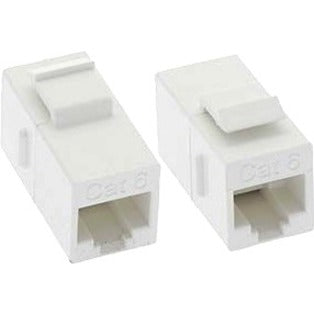 Unirise Cat5e RJ45 Keystone In-line Coupler White