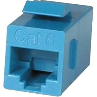 Unirise Cat6 RJ45 Keystone In-line Coupler Blue