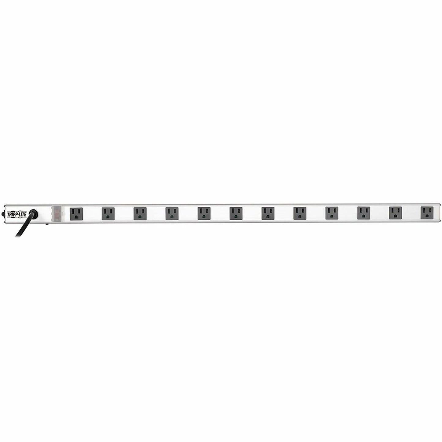 Tripp Lite 12 Right-Angle Outlet Vertical Power Strip 120V 15A 15 ft. (4.57 m) Cord 5-15P 36 in.