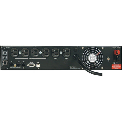 Tripp Lite UPS Smart Online 1000VA 800W Rackmount 100V-120V USB DB9 Preinstalled WEBCARDLX 2URM